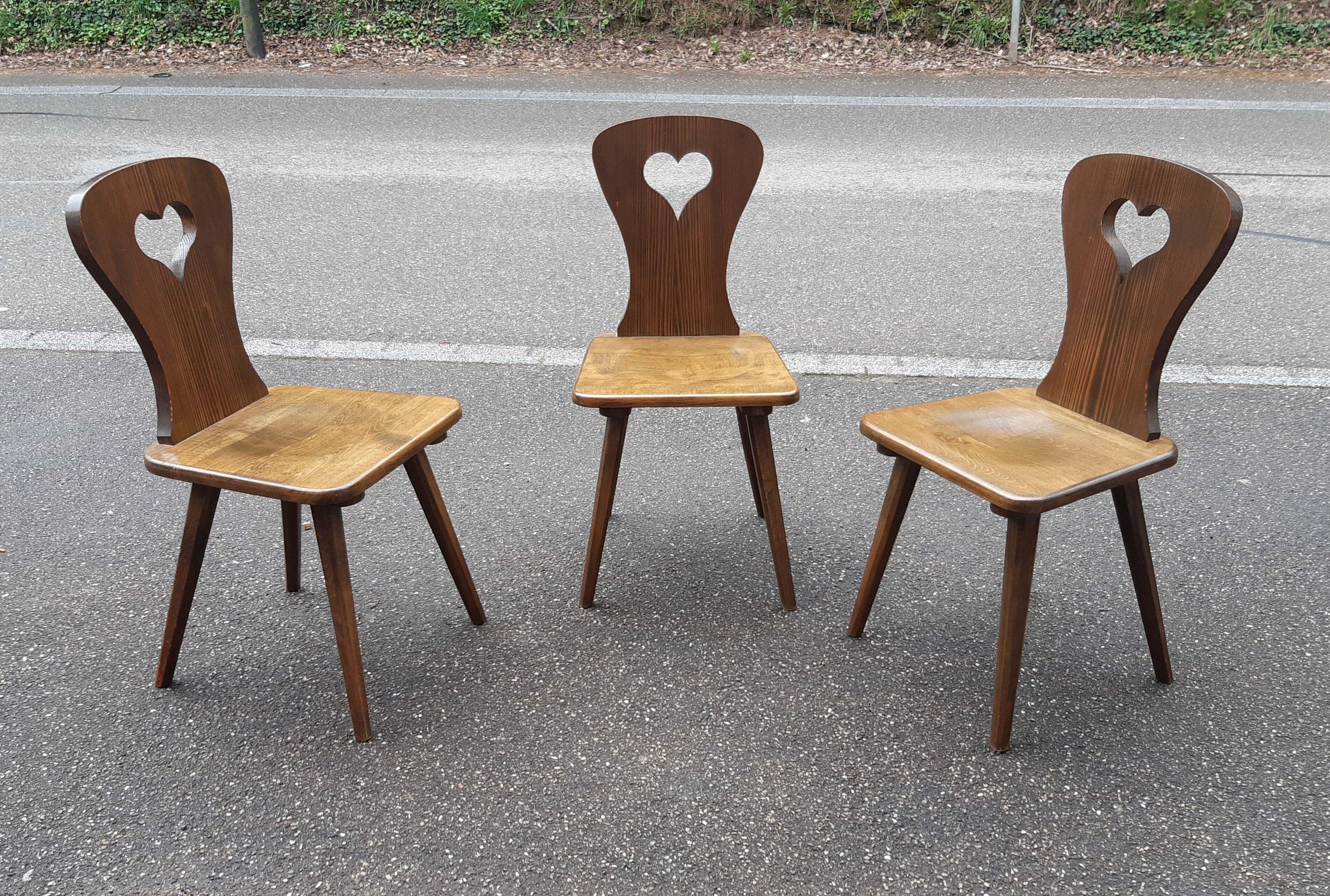 Brutalist chairs deco mountain chalet