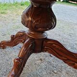 Extendable table and 5 armchairs Louis XV style