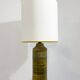 Lampe en céramique verte Bitossi, Italie milieu XXème