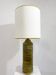 Lampe en céramique verte Bitossi, Italie milieu XXème