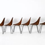 Set of 6 “Medea” Chairs by Vittorio Nobili for Frattelli Tagliabue, 19
