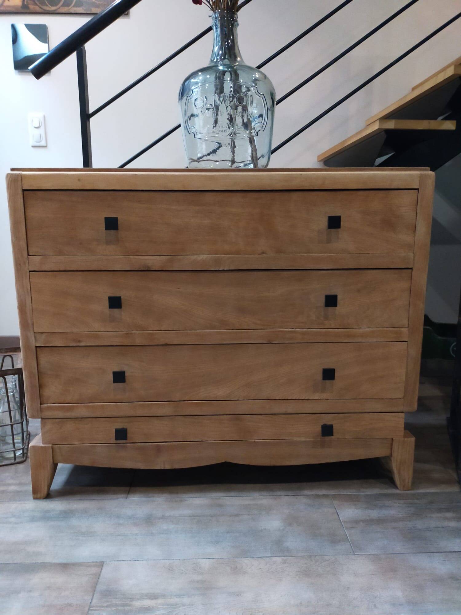 Commode chêne massif rénovée