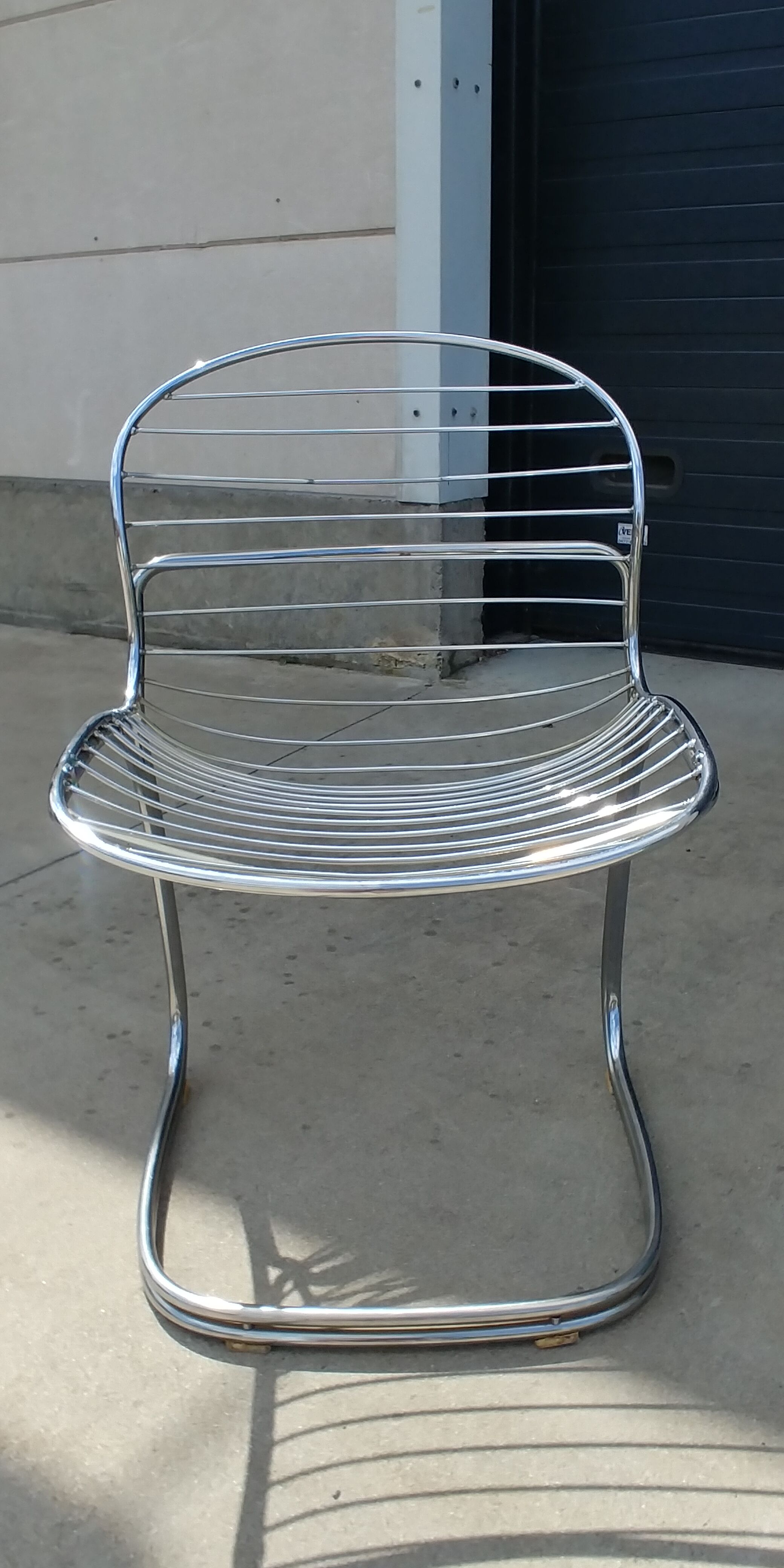 Lot of 6 Sabrina chairs by Gastone Rinaldi 1970