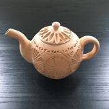 Glazed indoor ceramic teapot