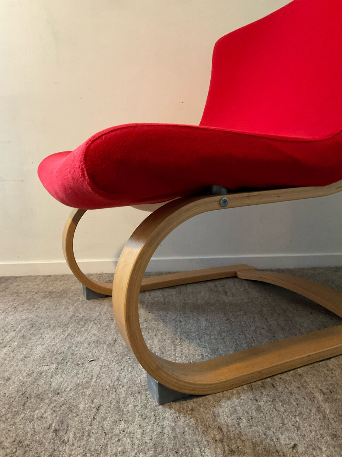 Curved wood heater 80s-90s