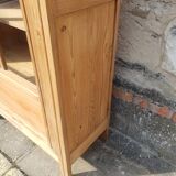 Parisian cabinet glazed raw wood