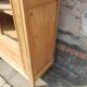 Parisian cabinet glazed raw wood