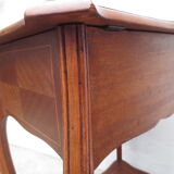 Former walnut marquetry sewing basket