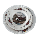 Assiette et assiette de présentation Obernai