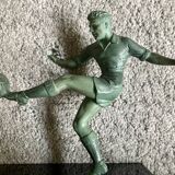 Pair of vintage bookends - Football players - excellent condition