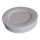 6 Franco Giorgi dessert plates by Quadrifoglio + Gingo B cutlery