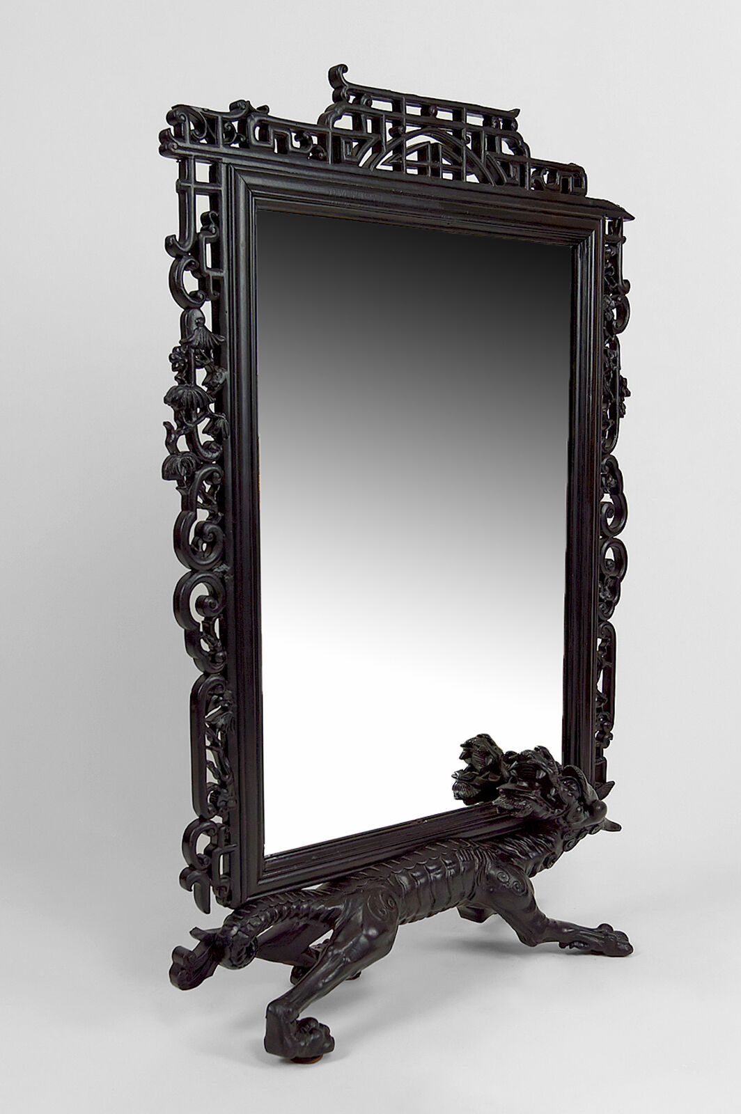 Viardot Japanese dragon mirror, circa 1880