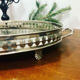 Oriental silver metal top