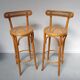 Pair of high chairs bistro stools