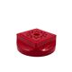 Space age red ceramic ashtray, Studio Opi, Gabbianelli Italy ca. 1970