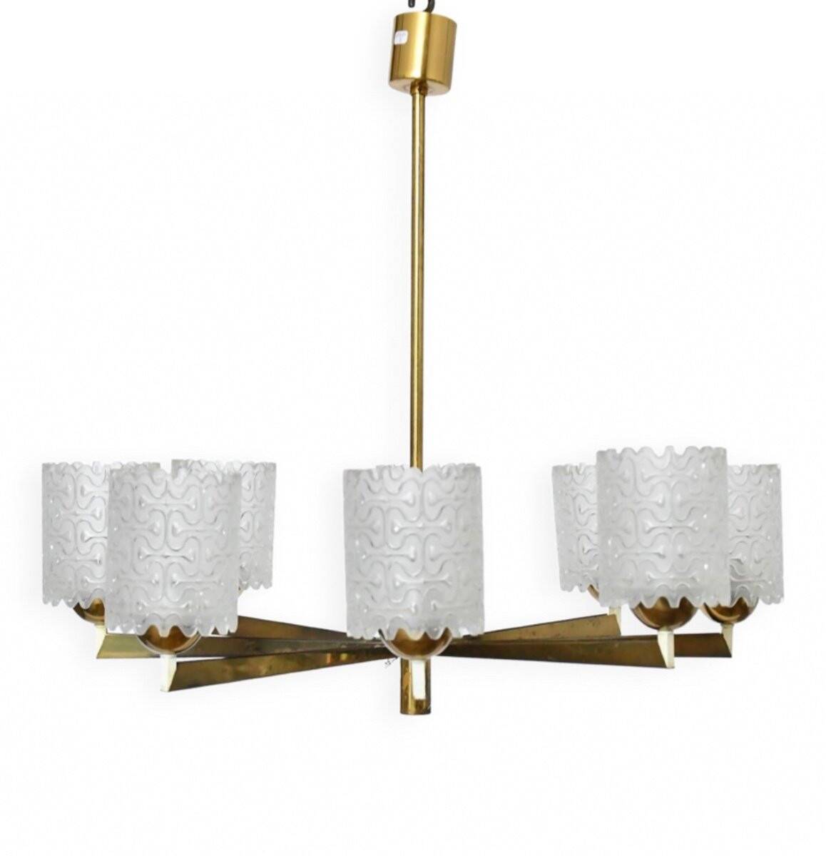 Lustre vintage des années 1970