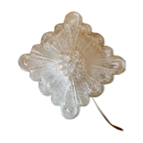 Textured glass ceiling lamp