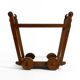 Beautiful, unique 1930s tea trolley bar cart made of solid oak wood