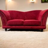 Vintage pink and red sofa