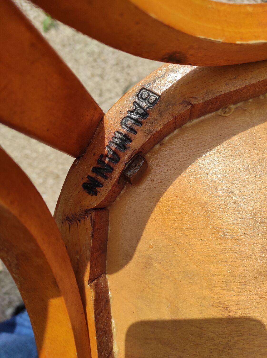 Lot 9 Baumann bistro chairs and Luterma bois bond