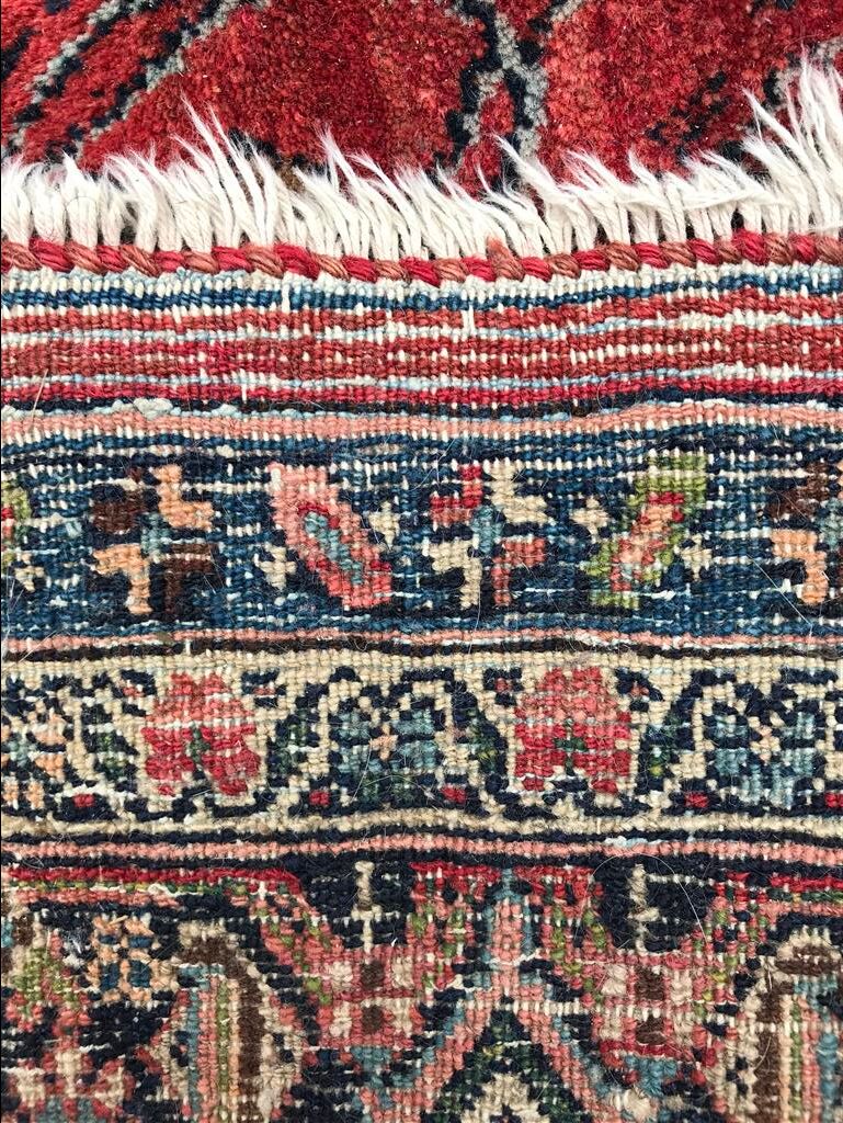 Old Persian Bidjar rug hand made wool 183 X 268 cm