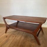 Scandinavian design teak coffee table 60s