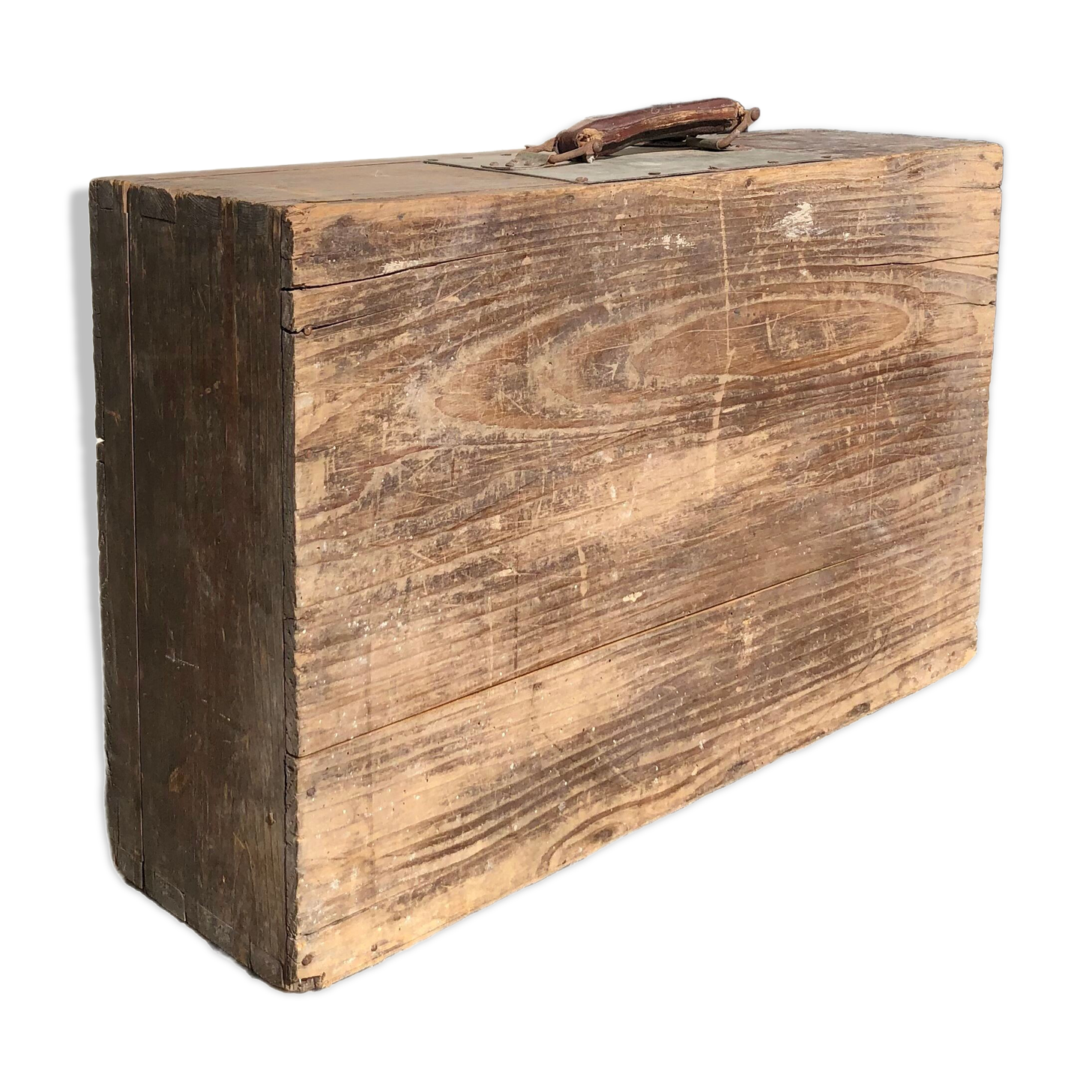 Valise déco en bois