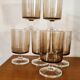 6 contemporary luminarc smoked glasses