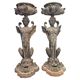 Empire style bronze jardinières, bronze and marble, 1805