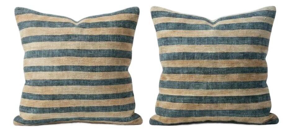 Set of 2 vintage Turkish cushion covers 51x51 cm