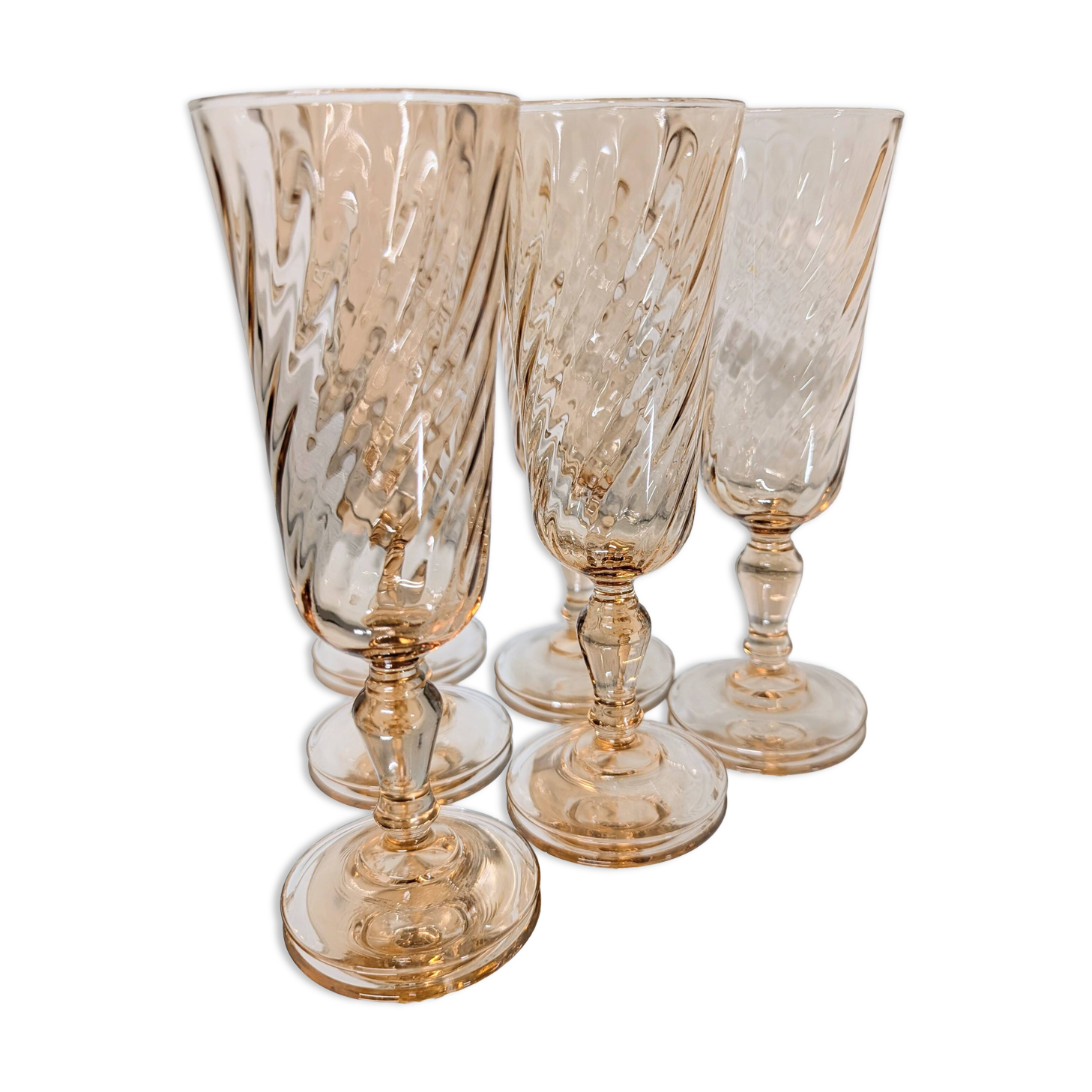 6 Rosaline champagne flutes