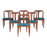 Juliane chairs by Johannes Andersen for Uldum Furniture, Denmark, 1960s, Set of 6