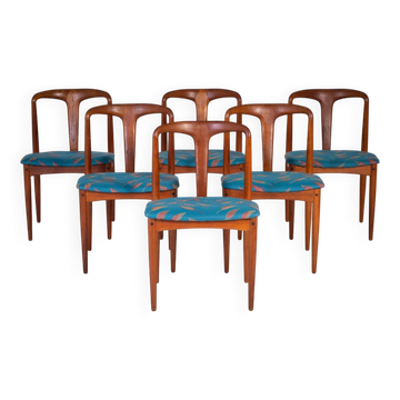 Chaises Juliane par Johannes Andersenf ou Uldum Furniture, Danemark, 1960s, Set de 6