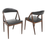 Set of 2 Kai Kristiansen "model 31" chairs, Denmark, 1960