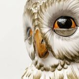 Vintage Italian ceramic owl umbrella stand