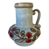 Vase pichet Strehla fat lava