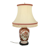 Porcelain vase mounted in lamp