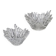 Set of 2 "Revontulet" / "Northern Lights" glass bowls by Tauno Wirkkala for Humppila / Finland / Mid Century Modern Design / 1960s