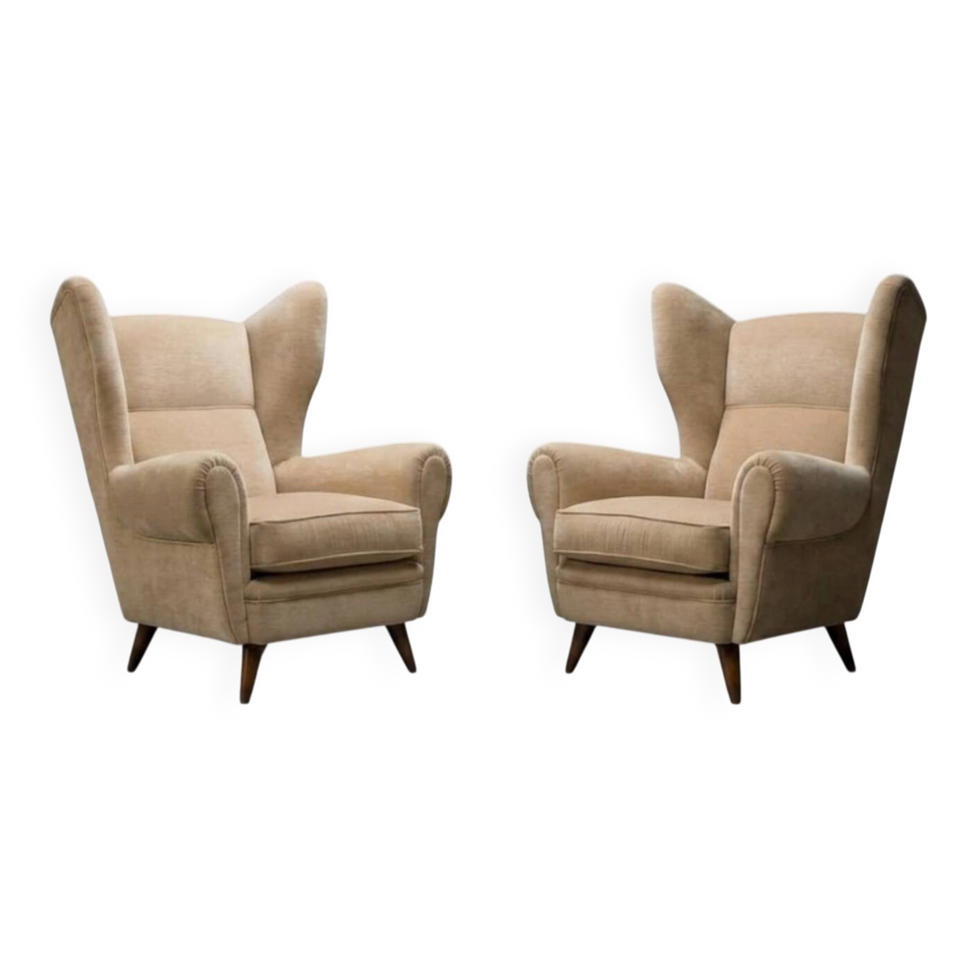 Set of 2 Mid-Century Armchair, Italy, circa 1950
