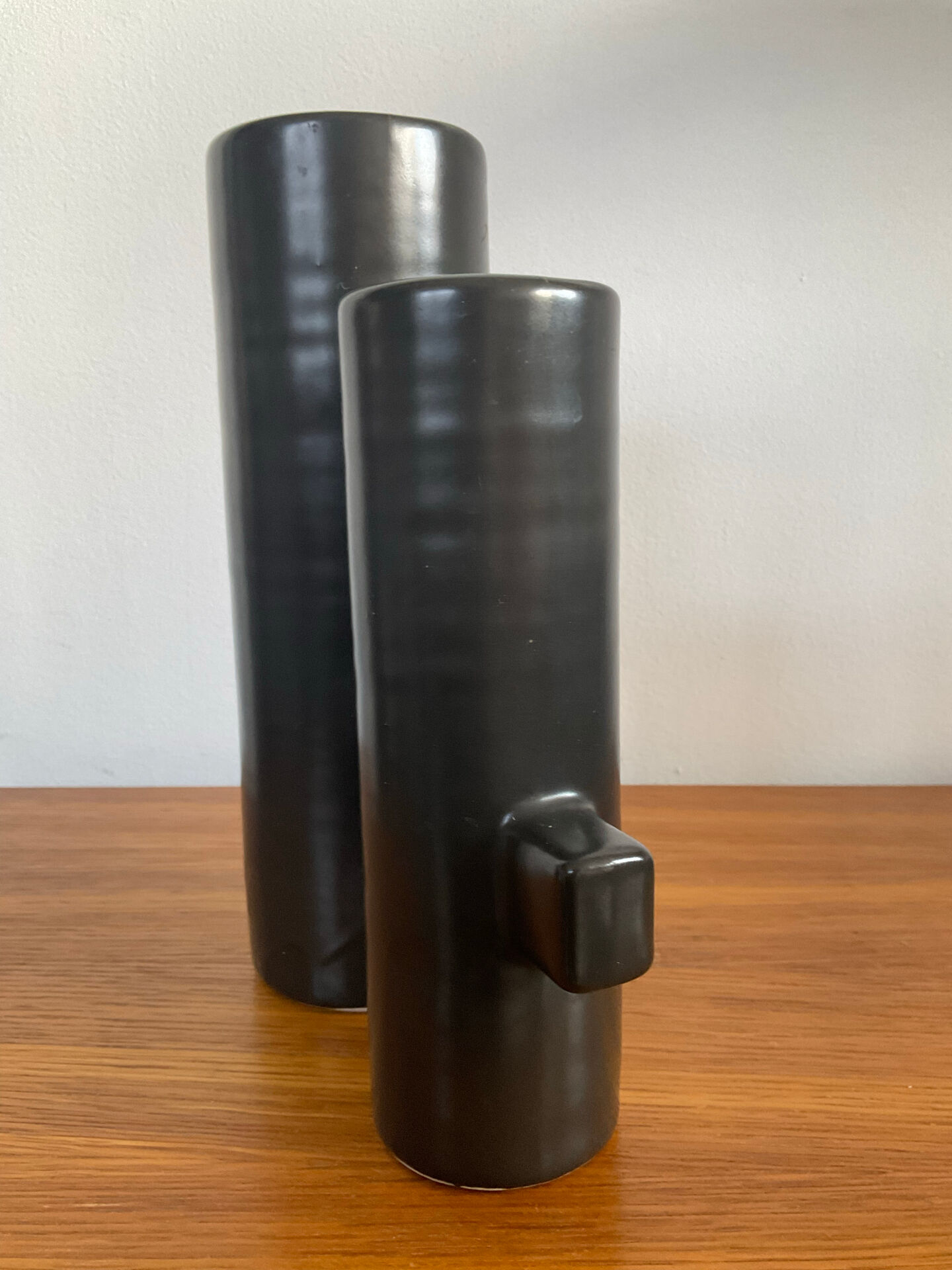 Vintage Modernist style glazed ceramic vase
