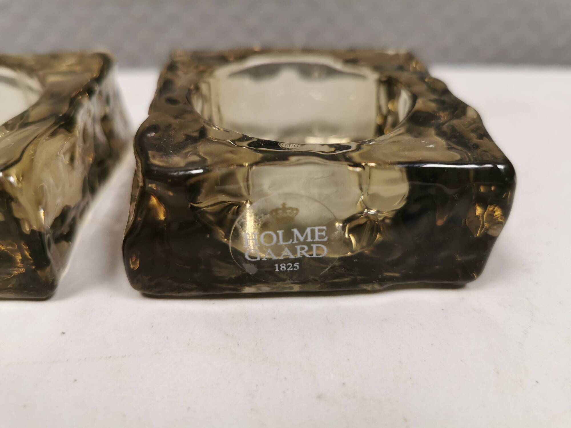 Two beautiful “cobblestone” candlesticks by Monica Ritterband 2004