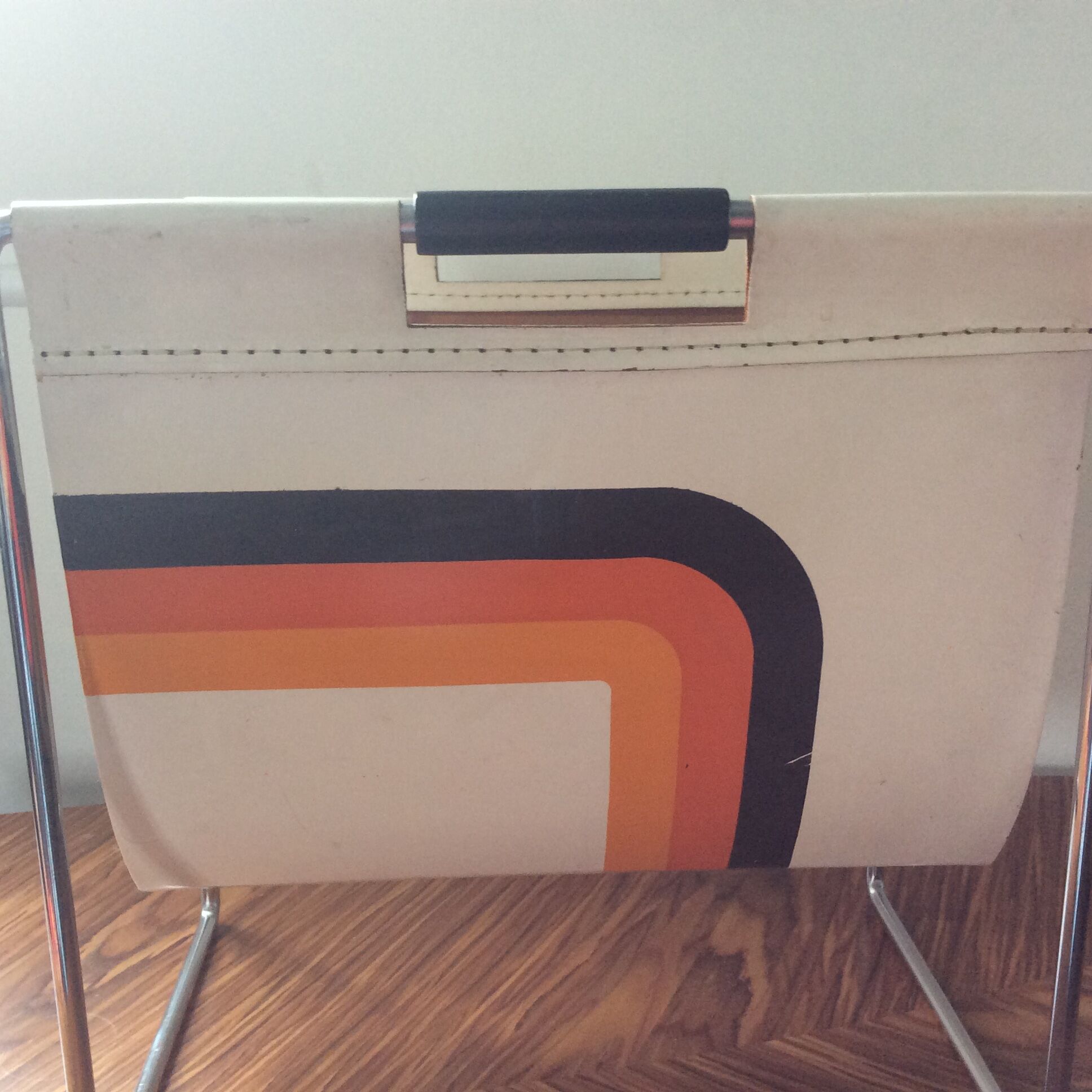 Vintage Brabantia magazine holder from the 1960s