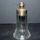 La Parfaite SGDG sugar shaker in glass and silver-plated Art Deco metal