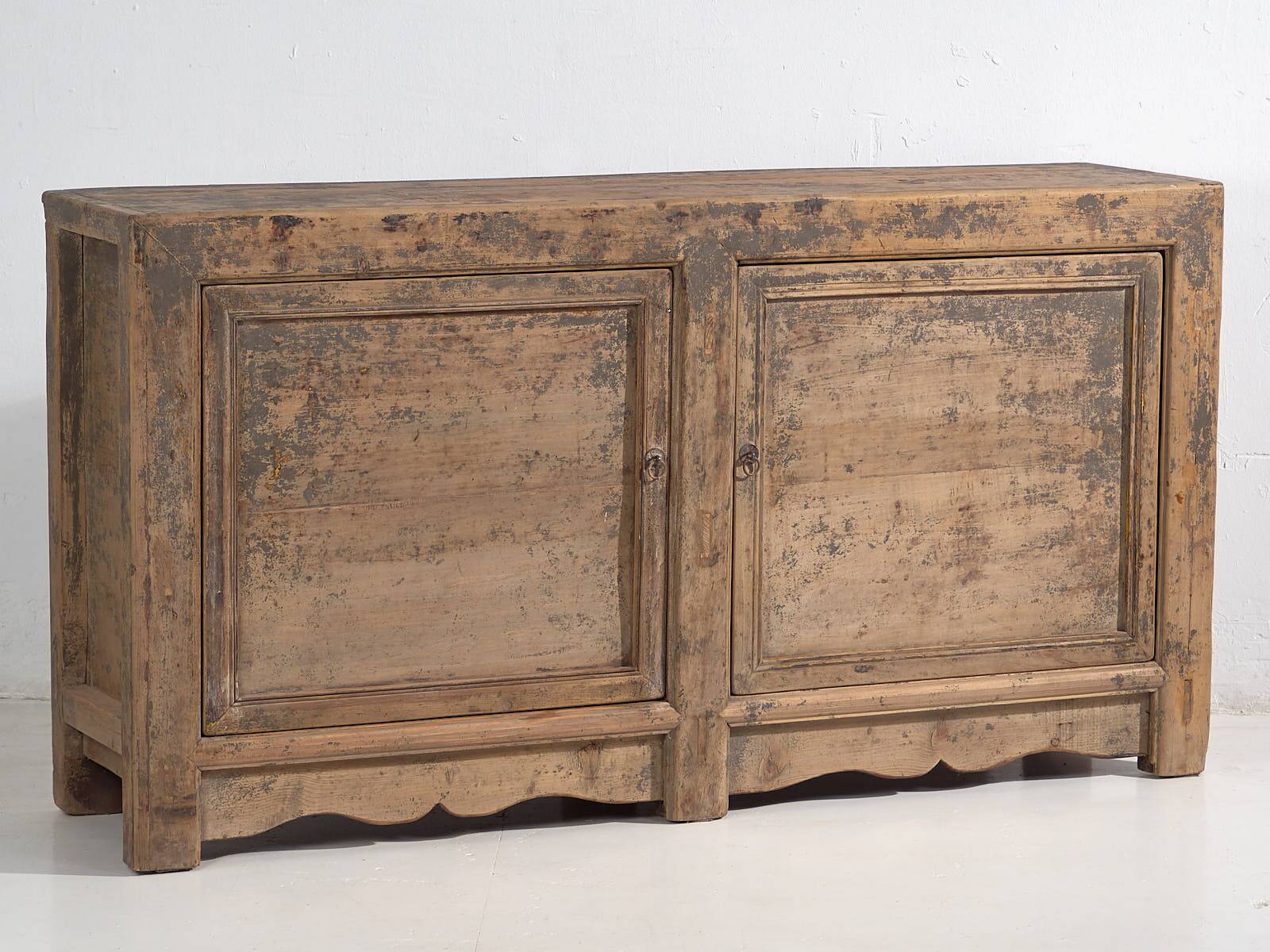 Old living room sideboard with gray patina (circa 1900) #47