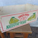 Argentine advertising wooden box