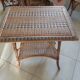 Rattan table