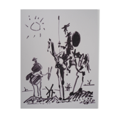 Signed lithograph by Pablo Picasso: Don Quixote