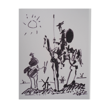 Lithographie signée de Pablo Picasso : Don Quichotte