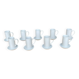 Service à café moderniste en porcelaine Schmid Design Tack - 1959