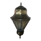 Old brass wall lamp + glass + vintage mirror back